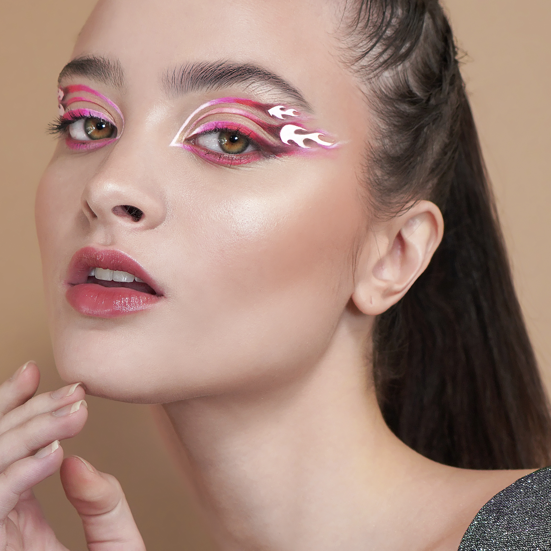 Maquillaje editorial artístico